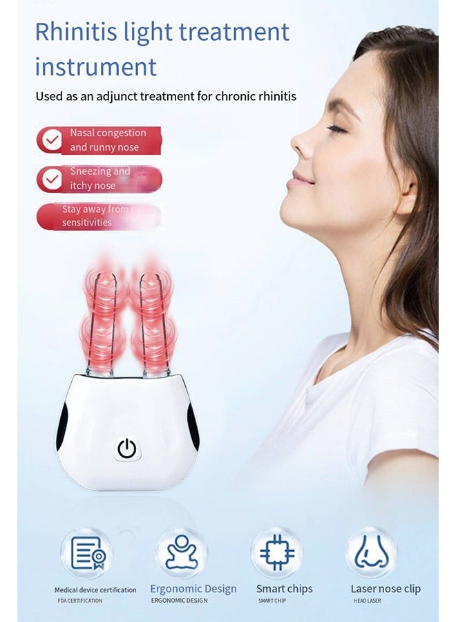 Generic Nasal Irritation Light Therapy Device - Portable Relief for Nasal Congestion, Runny Nose, and Allergies for Adults and Children  - Image 1