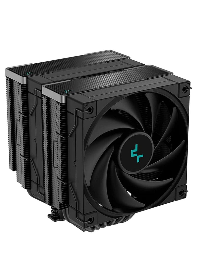 Deepcool AK620 Zero Dark 120mm PWM Fans CPU Air Cooler/CPU Fan | Support : Intel LGA2066/2011-v3/2011/1700/1200/1151/1150/1155 and AMD AM5/AM4 - R-AK620-BKNNMT-G-1 - Image 1