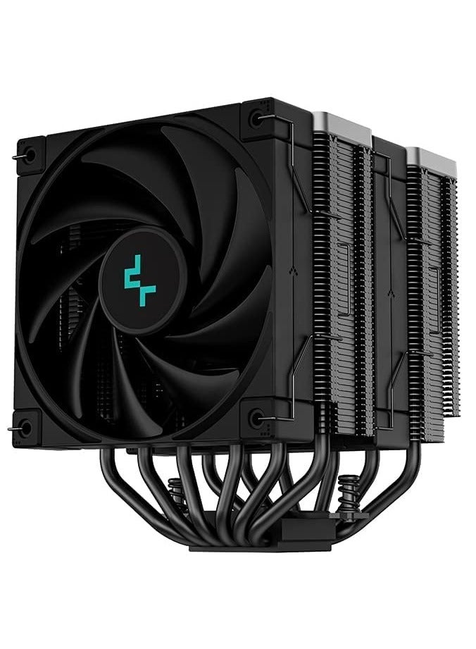 Deepcool AK620 Zero Dark 120mm PWM Fans CPU Air Cooler/CPU Fan | Support : Intel LGA2066/2011-v3/2011/1700/1200/1151/1150/1155 and AMD AM5/AM4 - R-AK620-BKNNMT-G-1 - Image 2