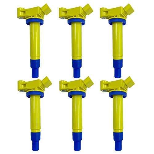 ARKAUTO 6PCS ARKAUTO HIGH PERFORMANCE IGNITION COIL 90919-02234 9091902234 90080-19016 9008019016 UF267 UF-267 C1175 FOR Lexus ES300 RX300 Toyota Avalon Camry Highlander Sienna 3.0L V6 1MZ - Image 1