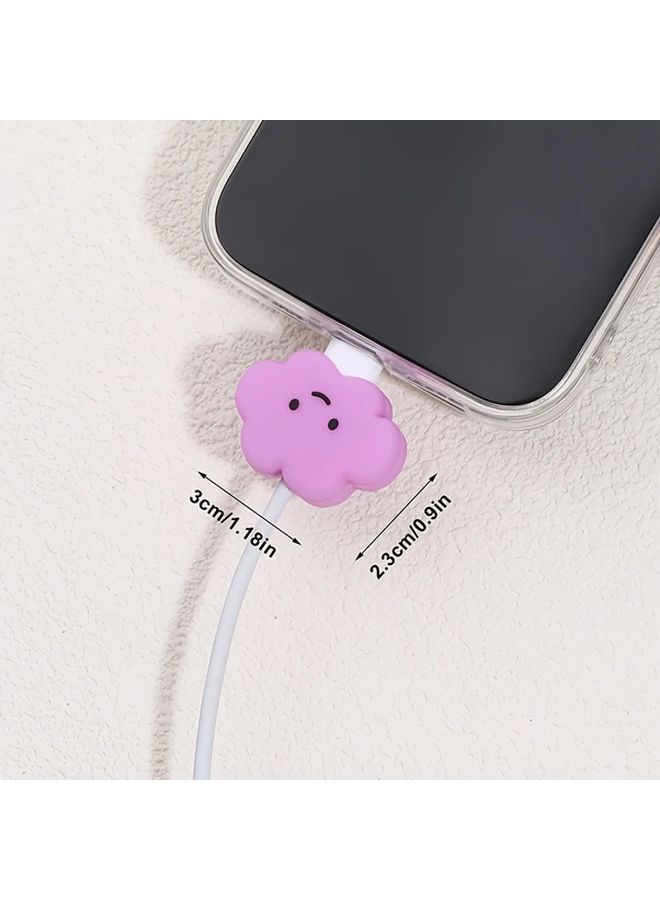 Blue Data Cable Head Protector Anti Break Charging Protection Cover for iPhone 20W Fast Charging - Image 5
