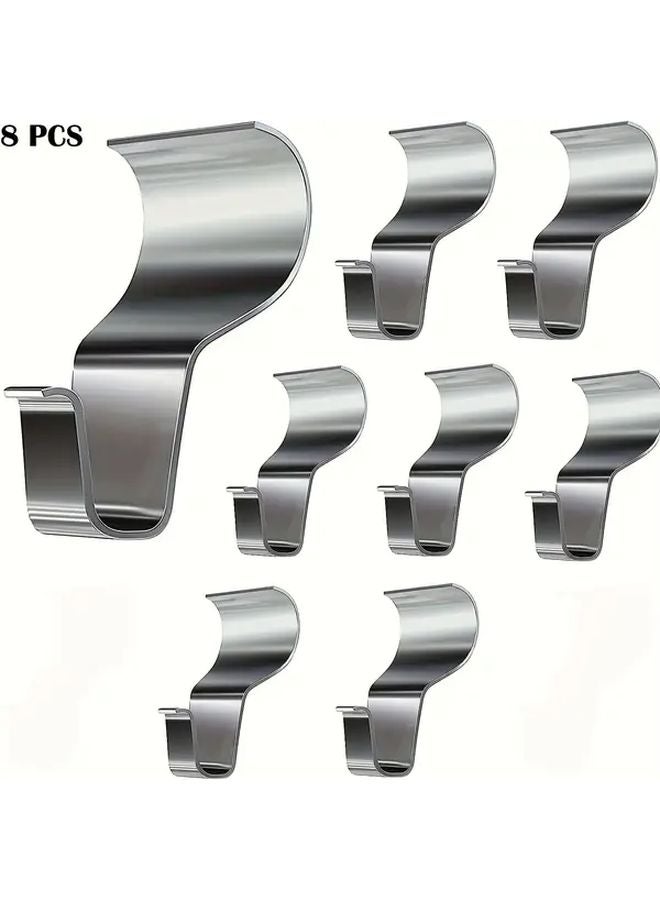 24 Pack Heavy Duty Stainless Steel Siding Hooks No Hole Needed Outdoor Hanging - Image 2