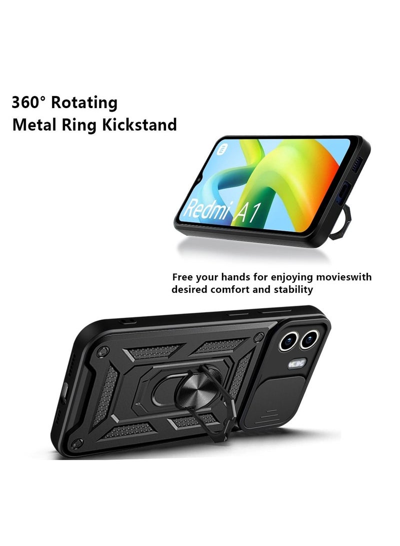 يوارب كينج قضية هاتف الحماية ل Redmi A1 Black - Image 2