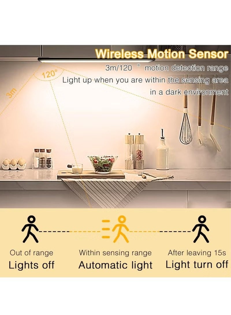 بيوينتي 40 سم قابلة لإعادة الشحن الصمام المغناطيسي تحت ضوء الخزانة - Image 2