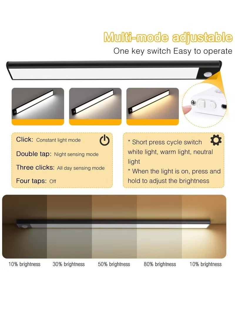بيوينتي 40 سم قابلة لإعادة الشحن الصمام المغناطيسي تحت ضوء الخزانة - Image 3
