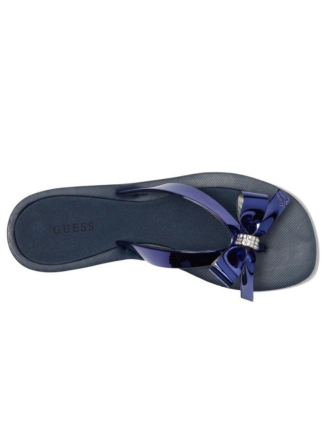 GUESS Women's Tutu Flip-Flop, Navy 434 - Image 2