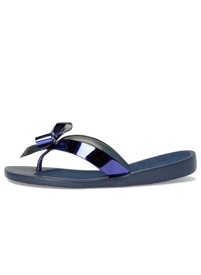 GUESS Women's Tutu Flip-Flop, Navy 434 - Image 4