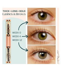 Live Fraiche USDA Organic Castor Oil - All Natural Cold Pressed Castor Oil Eyelash Growth Serum with Mascara Tube - Eyelash Conditioner Lash Boost Serum  - Image 2