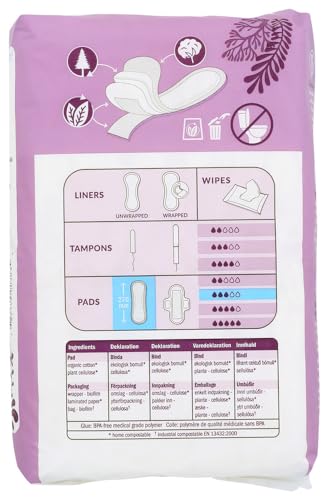 Natracare Maxi Pads Super with Organic Cotton Cover, 12 Count (Pack of 5) - Image 3