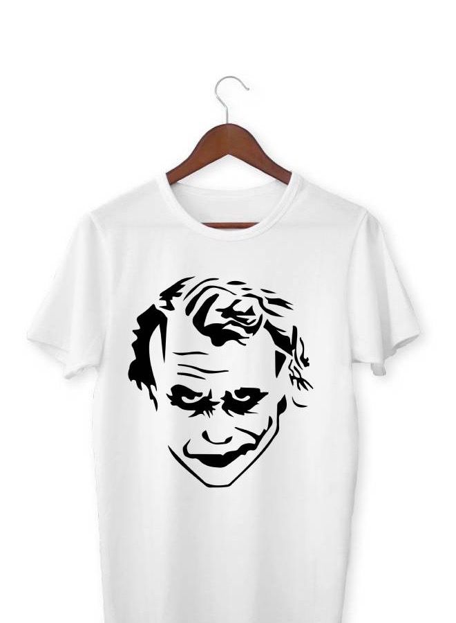 LIT Mens Soft T Shirt Printed Joker Face - Image 1