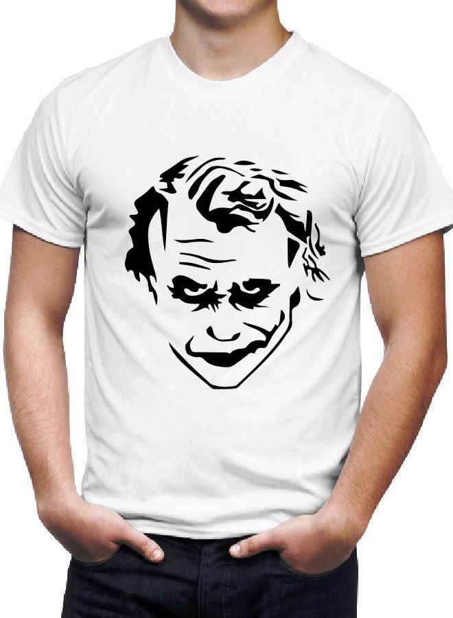 LIT Mens Soft T Shirt Printed Joker Face - Image 2