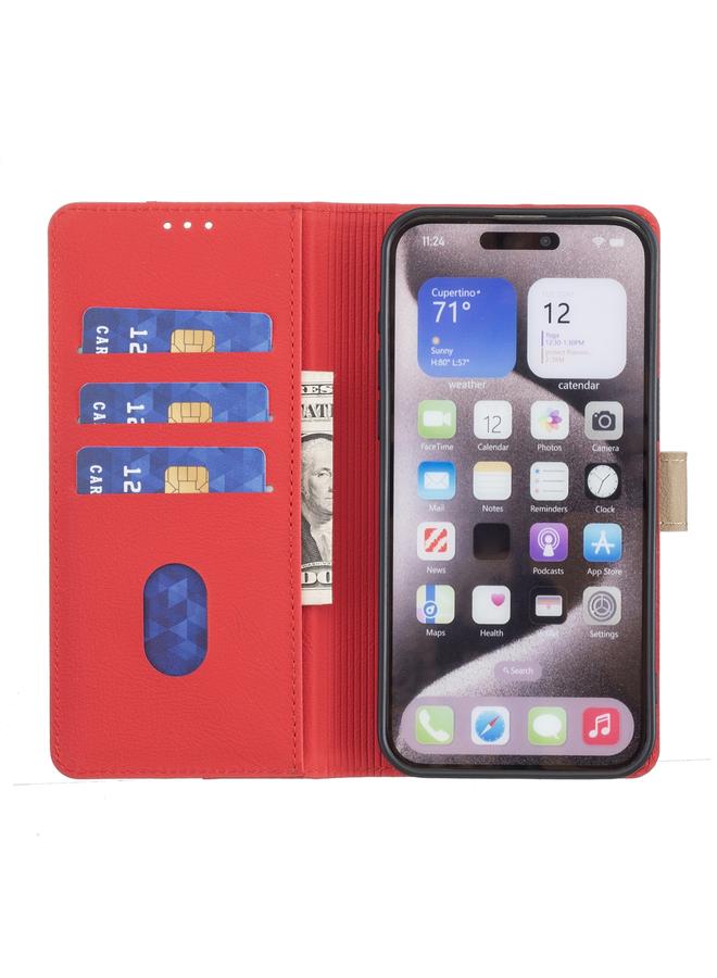 S-TOP Case For Infinix Note 40 Pro 5G / 4G / 40 Pro+ Color Matching RFID Anti-theft Leather Phone Case - Image 4
