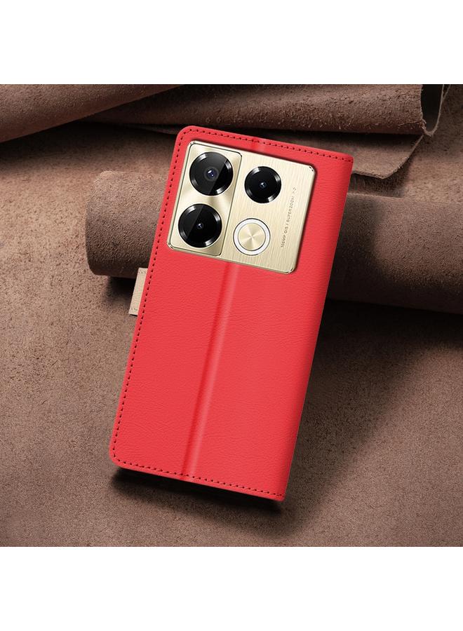 S-TOP Case For Infinix Note 40 Pro 5G / 4G / 40 Pro+ Color Matching RFID Anti-theft Leather Phone Case - Image 3