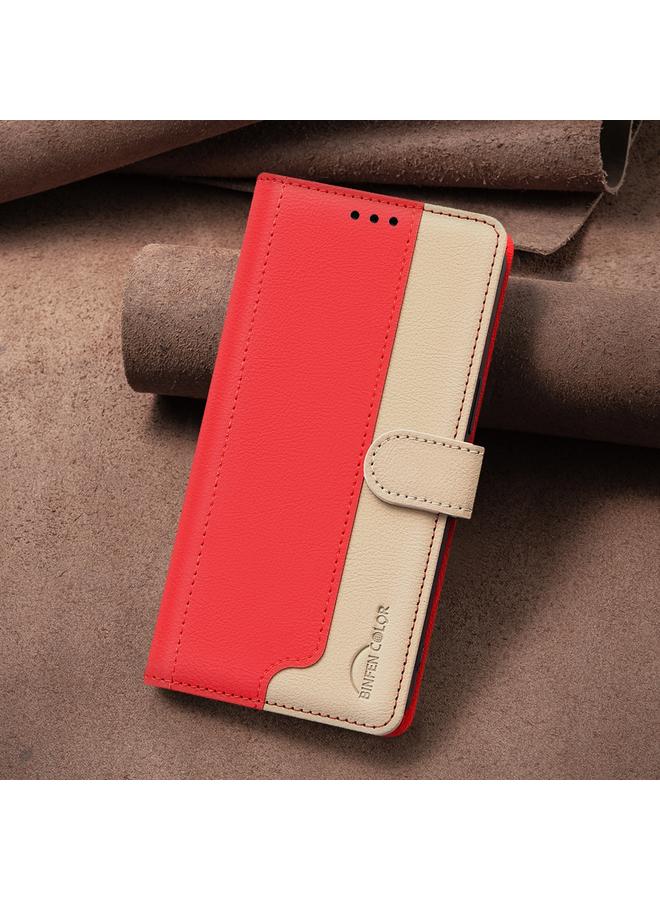 S-TOP Case For Infinix Note 40 Pro 5G / 4G / 40 Pro+ Color Matching RFID Anti-theft Leather Phone Case - Image 2