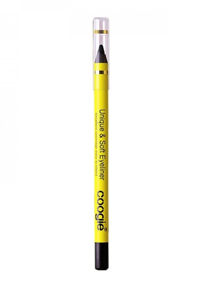 Coogie Unique And Soft Waterproof Eye Liner - 01 Intense Black
