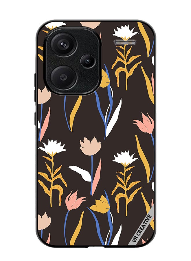 VR CREATIVE Protective Case Cover For Xiaomi Redmi Note 13 Pro Plus Abstract Simple Shape Flowers And Plants Seamless Pattern Design Multicolour - Image 1