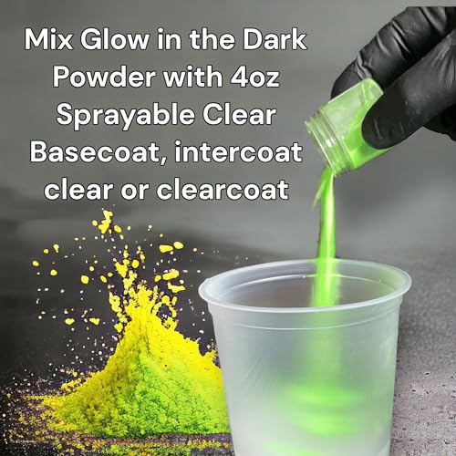LiME LiNE Base Coat Maker Pigment Powder, Automotive Grade, Basecoat (Pink Glow in the Dark) - Image 2