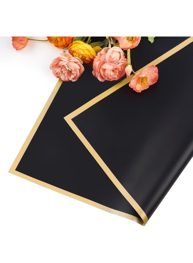 20 PCS Flower Wrapping Paper,Waterproof Floral Bouquet Wrapping Paper,Florist Supplies Packaging Paper For Wedding Birthday Gift DIY - Image 3