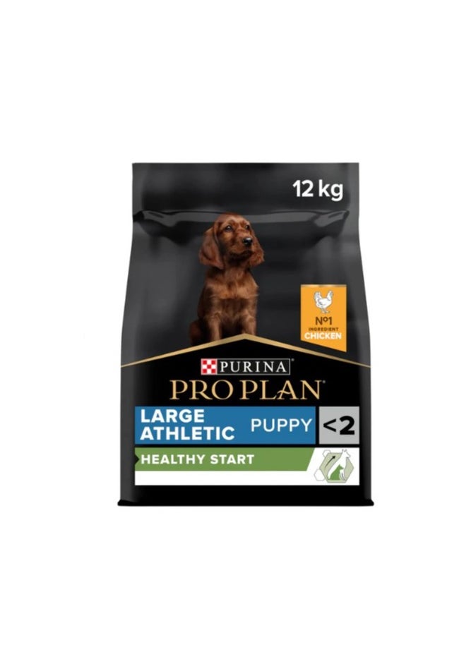 PURINA Pro Plan Healthy Start Dry Food with Chicken for Athletic Large Breed Puppies (Up to 2 Years) 12k 