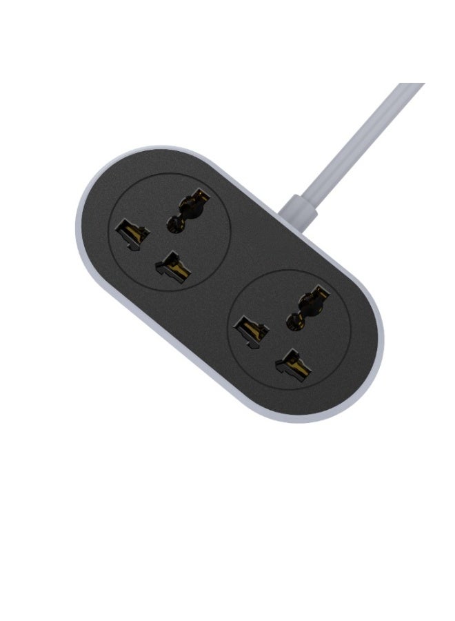 ريبنيو سلك تمديد بطول 10 أمتار، مقابس كهربائية عالمية ثنائية الاتجاه، منفذ عالمي بقوة 2500 وات، تمديد للسفر والمنزل والمكتب للاستخدام الخارجي/الداخلي - Image 2