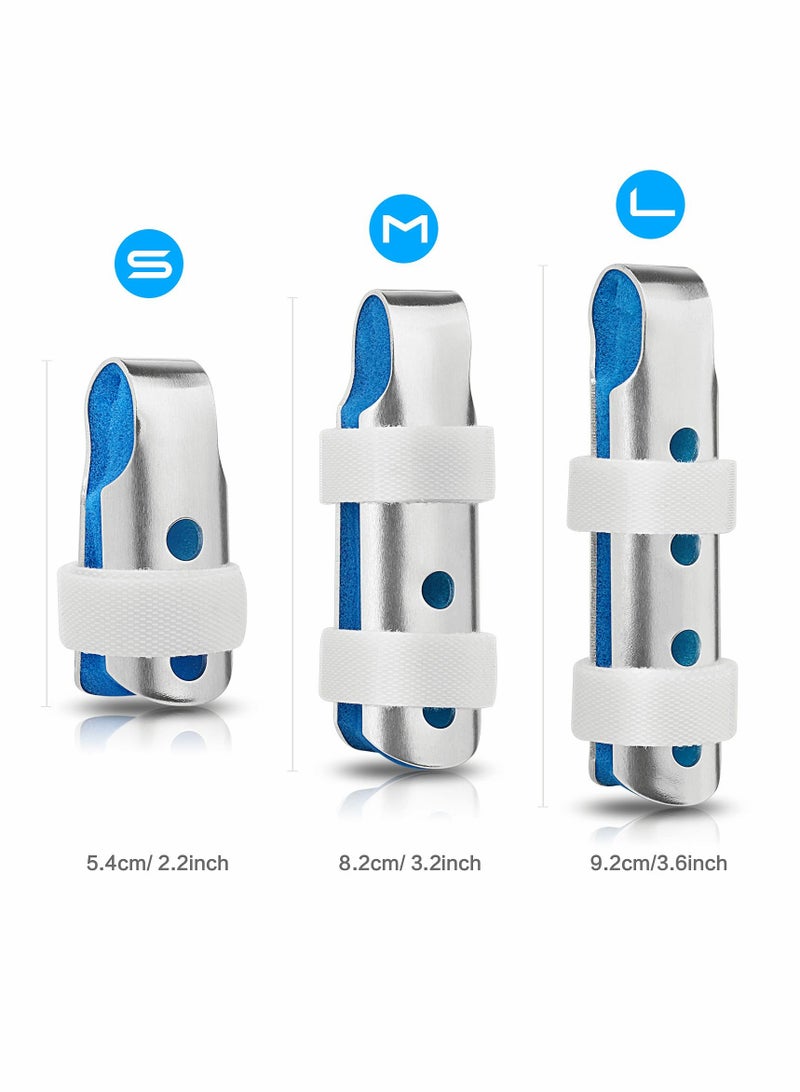 Finger Splint, 3 Size Aluminum Finger Splints, Metal Finger Support - Image 5