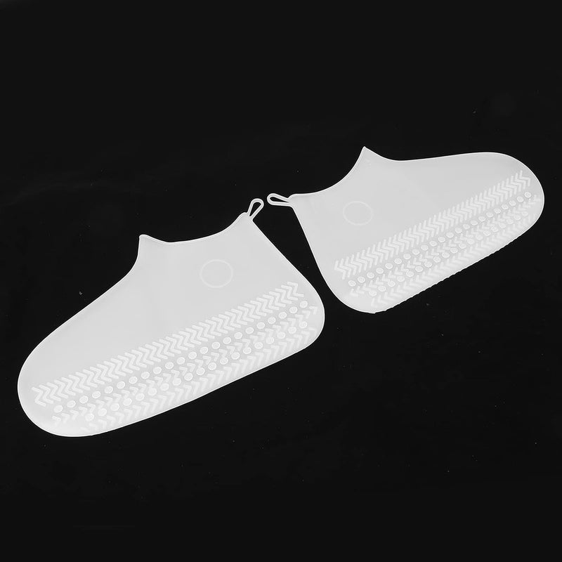 klarako Waterproof Shoes Cover, Rain Snow Boots Non-slip Shoes Cover Women Men Reusable Sole Overshoes Protectors for Outdoor Cycling Travel for Men Women Kids(M) - Image 5