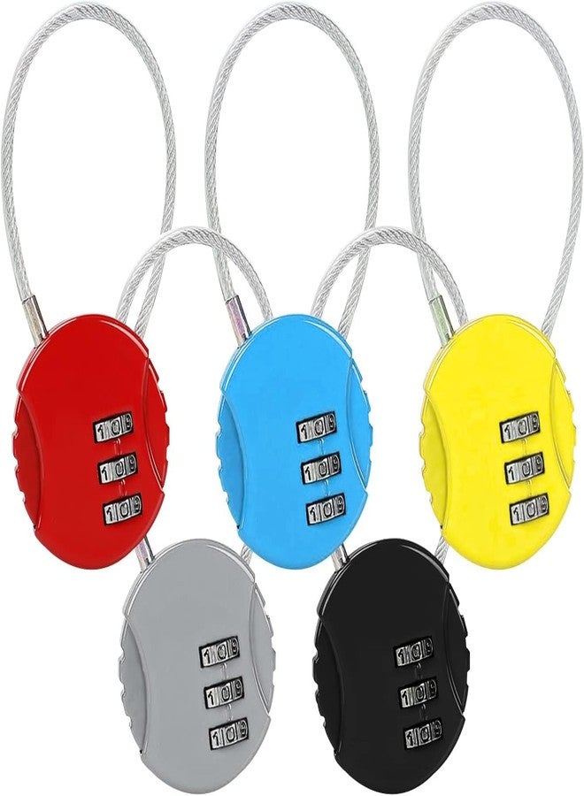 VIVITO 2 Pcs Combination Padlock - 3 Digit Zinc Alloy Luggage Number Lock for Travel Suitcase, Gym Locker, Toolbox - Waterproof Outdoor Padlock Resettable Password. (Silver) - Image 5