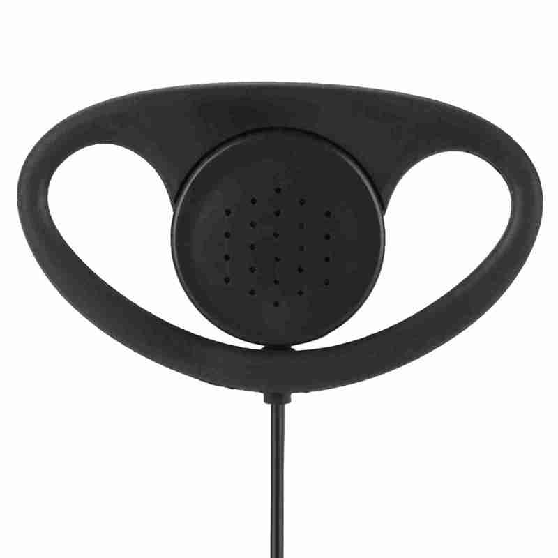 Radio Headset: 2.5mm Plug, Sensitive PTT Button, D-Type Earhook - Comfortable Secure Fit, Durable Build Surveillance Earphone for Security Teams, Bodyguards - Image 5