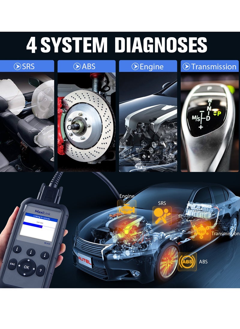 Autel - ML629 OBD2 Scanner Channel Detection Instrument - Image 1