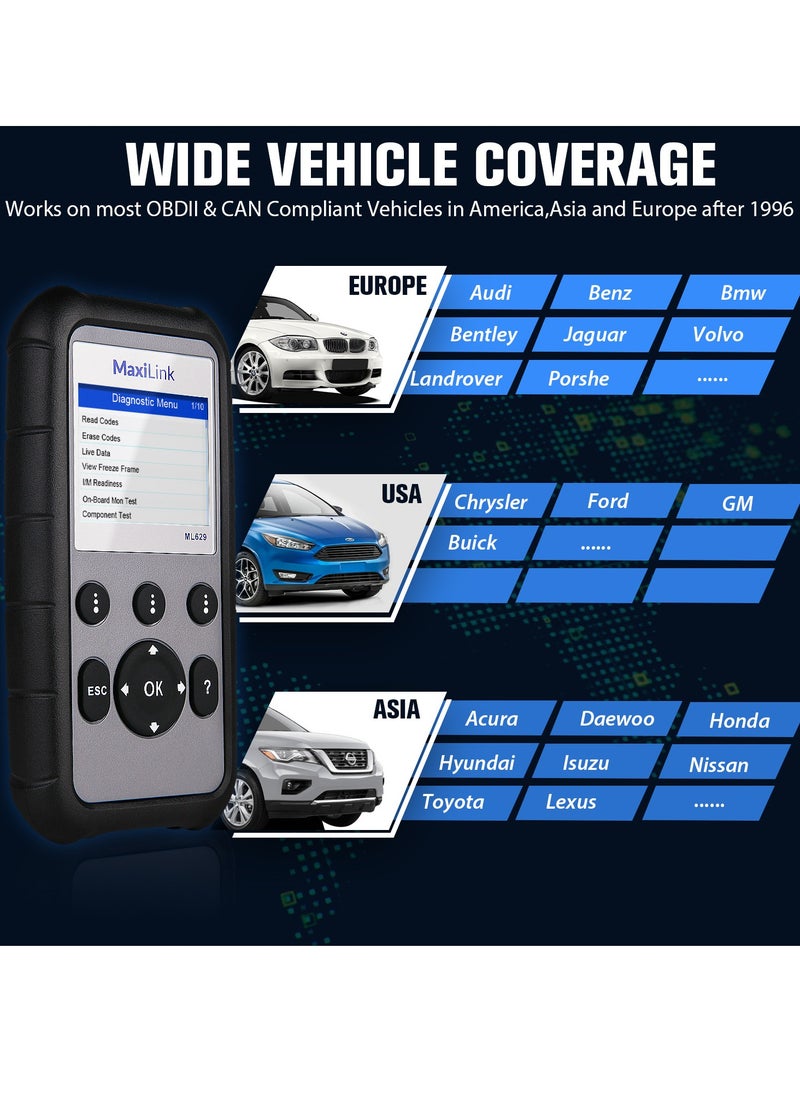 Autel - ML629 OBD2 Scanner Channel Detection Instrument - Image 1
