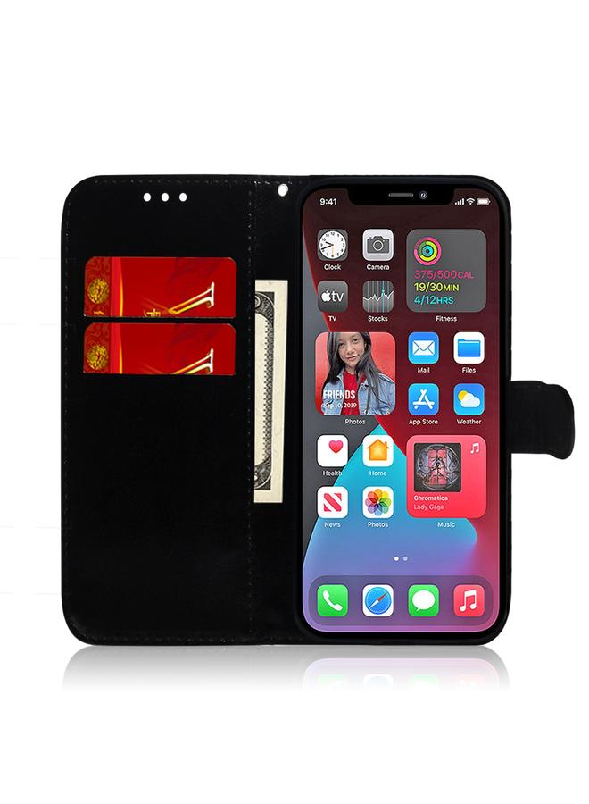 S-TOP Case For iPhone 13 Pro Max Imitated Mirror Surface Horizontal Flip Leather Case with Holder & Card Slots & Wallet & Lanyard - Image 3