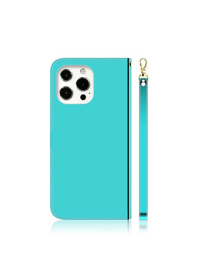 S-TOP Case For iPhone 13 Pro Max Imitated Mirror Surface Horizontal Flip Leather Case with Holder & Card Slots & Wallet & Lanyard - Image 2