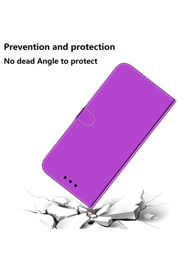 S-TOP Case For iPhone 13 Pro Max Imitated Mirror Surface Horizontal Flip Leather Case with Holder & Card Slots & Wallet & Lanyard - Image 5