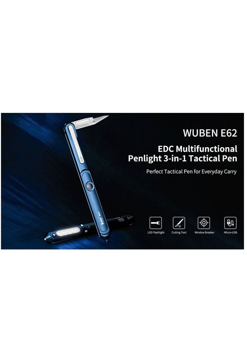 WUBEN - Wuben E62 Pen Light Multi-function 130 LM Pen design Torch - Image 1