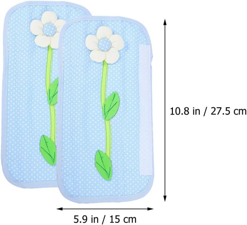 VERDANVERSE 2pcs Blue Fridge Door Handle Protector Covers Refrigerator Handle Anti-Cold Insulation Sleeve Kitchen Appliance Door Guards - Image 1