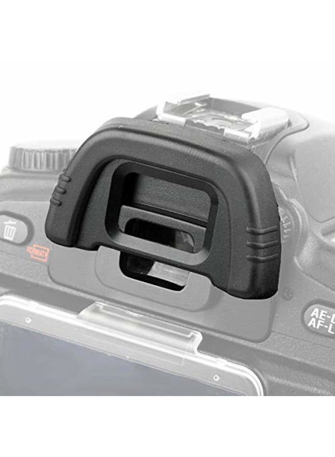 ULBTER D90 D7000 Eyepiece Eyecup Viewfinder Eye Cup DK-21 Compatible for Nikon D750 D610 D600 D300 D200 D80 D70 D50 Camera, ULBTER Eyepiece Cover & Bubble Spirit Level Hot Shoe Cover -(2+2 Pack) - Image 3