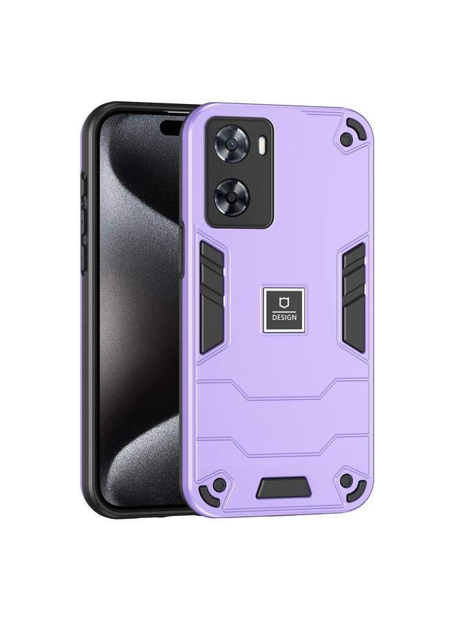 S-TOP Case For OPPO A57 4G 2 in 1 Shockproof Phone Case - Image 1