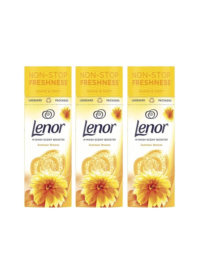 Lenor In-Wash Fabric Scent Booster Beads Gold Orchid 155g Pack of 3