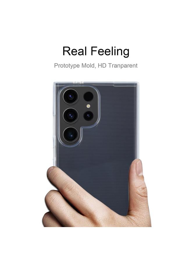 S-TOP Case For Samsung Galaxy S24 Ultra 5G Ultra-thin Transparent TPU Phone Case - Image 3