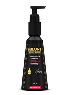 BBLUNT Bond Repair Shampoo - 300ml | Repairs damaged hair by 89% in just 1 use* | Powered with MaliPeptide BondTech | Recommended By Hair Experts | For Men & Women | SLS & Paraben Free  - Image 1