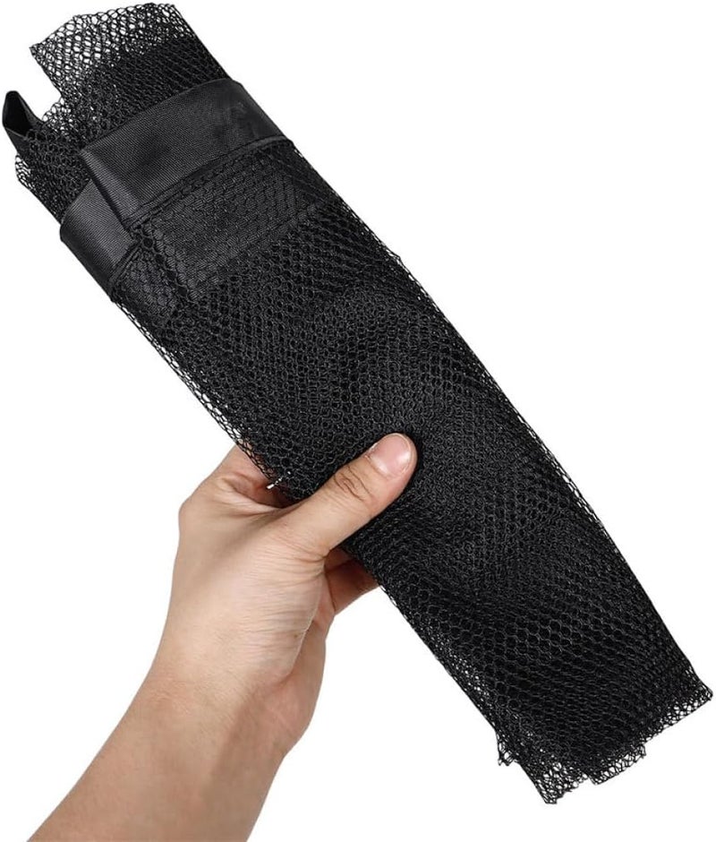 Long term use design Cabilock Portable Pet Cloth Mesh Gate for Dogs and Cats, 180x77cm Foldable Safety Barrier for Doorways and Stairs, Lightweight Pet Fence for Indoor and Outdoor Use Flexible usage build - Image 5