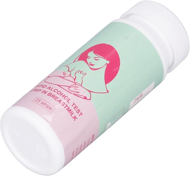 شرائط اختبار الكحول في حليب الأم 25 قطعة مع مخطط ألوان للأمهات المرضعات - Image 4