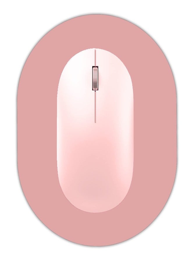 IRIDESCENT Small Mouse pad, Portable, Waterproof Non-Slip Rubber Bottom, Suitable for Wireless Mouse, Laptop Keyboard Tray for Both Men and Women, Office Travel Pink 5.5x7.5in - Image 1