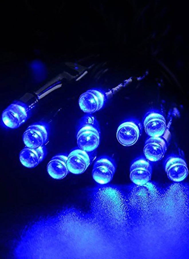 NIBEMINENT LED Solar String Lights Blue 12meter - Image 2
