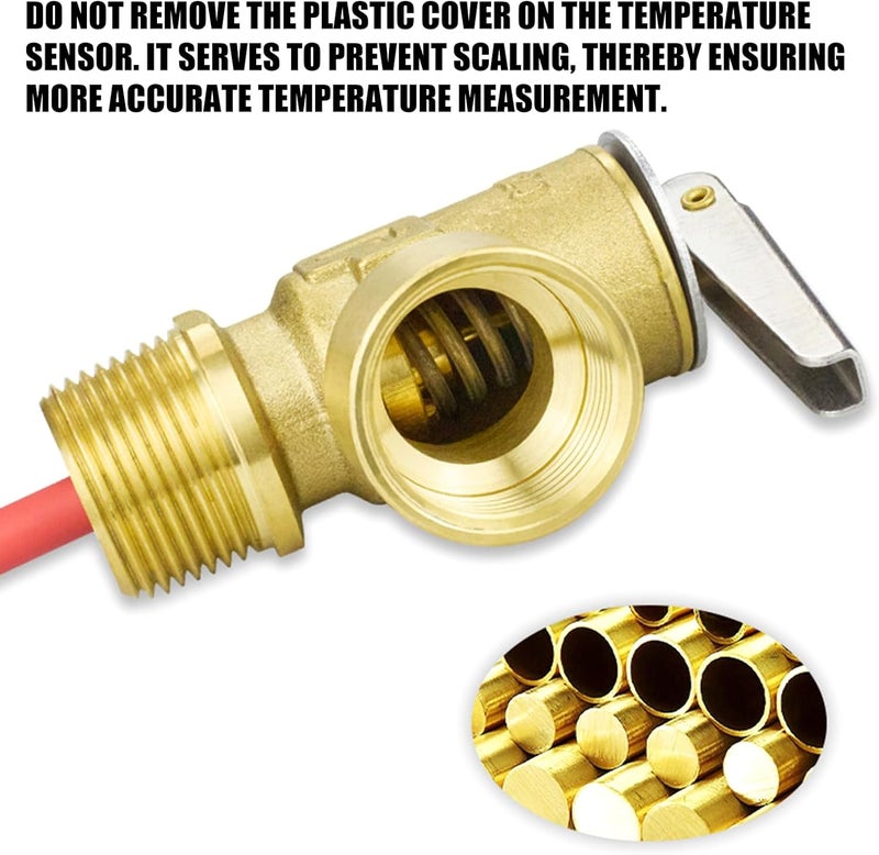 ordinarYone Automatic Temperature and Pressure Valves for Automatic Water Heating Valves for Motorhome and Home - Image 4