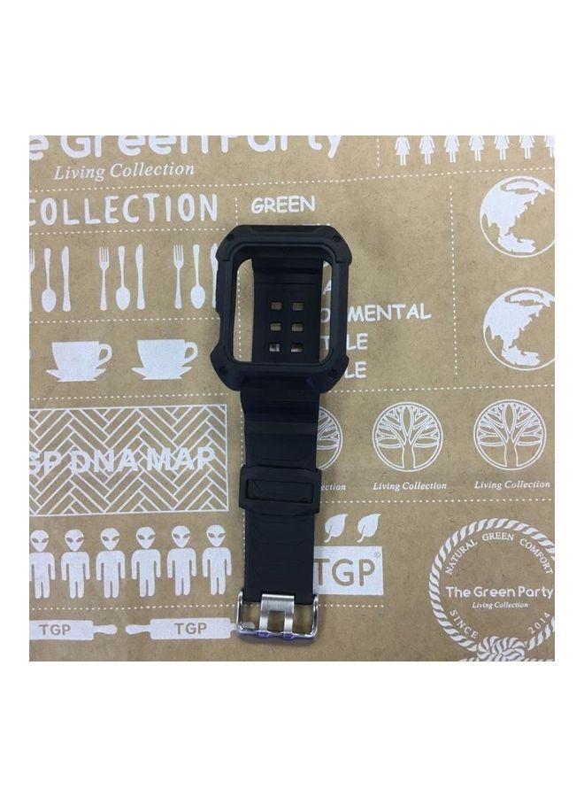 BGM Replacement Band for Apple Watch Series 1/2/3 42mm Black - Image 5