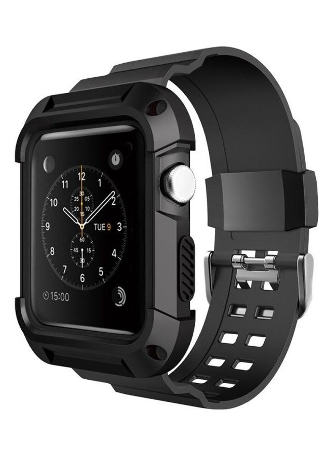 BGM Replacement Band for Apple Watch Series 1/2/3 42mm Black - Image 1