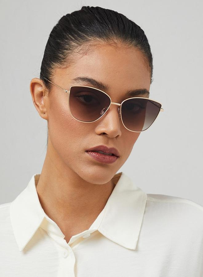 BlackOut Women Celeb Cat Eye Sunglasses - Image 4