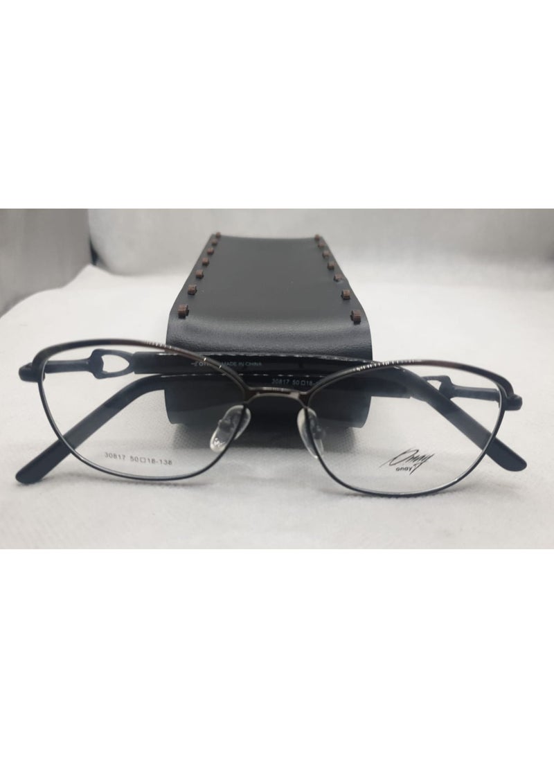 Generic - Full Rim Onay 30817   1  -  Black Silver -Female - Image 1