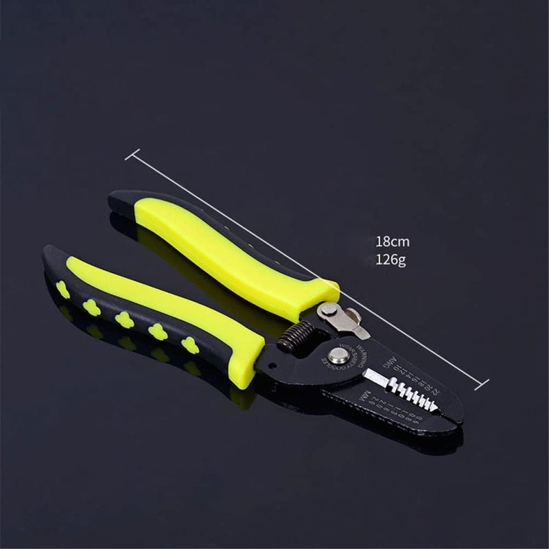 NityaEcommerce nitya 7in1 Multi Tool 18cm Wire Stripper Cable Cutting Scissor Stripping Pliers Cutter  - Image 2